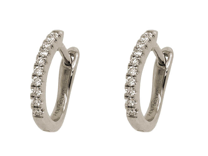 14k gold diamond baby huggies (DE16126K)