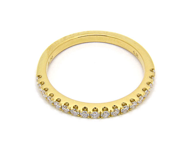 18k diamond half way band (DR14145K)