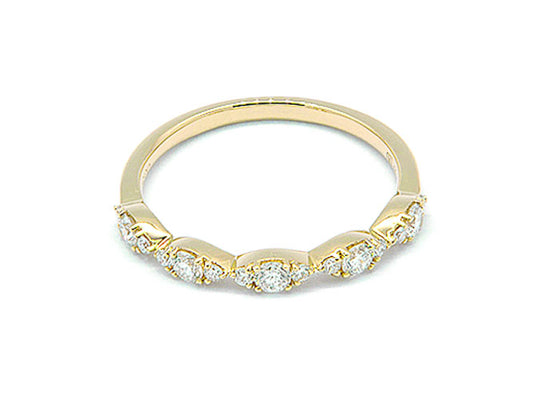 18k yellow gold diamond band (DR02541M)
