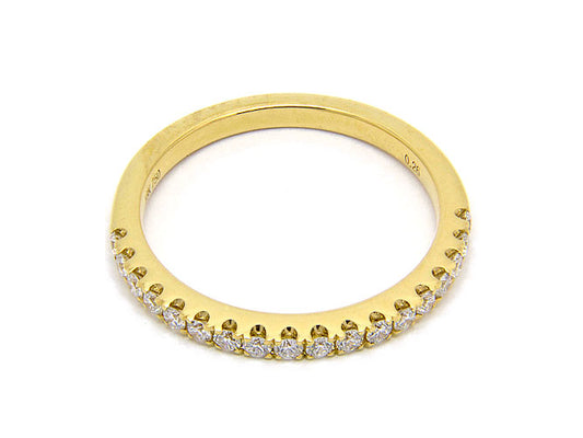 18k diamond half way band (DR14145K)