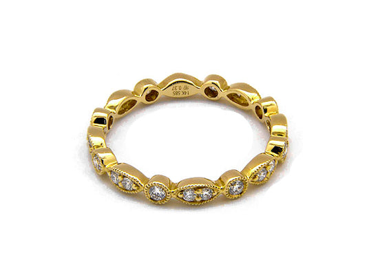 14k diamond eternity band (DR21016K)